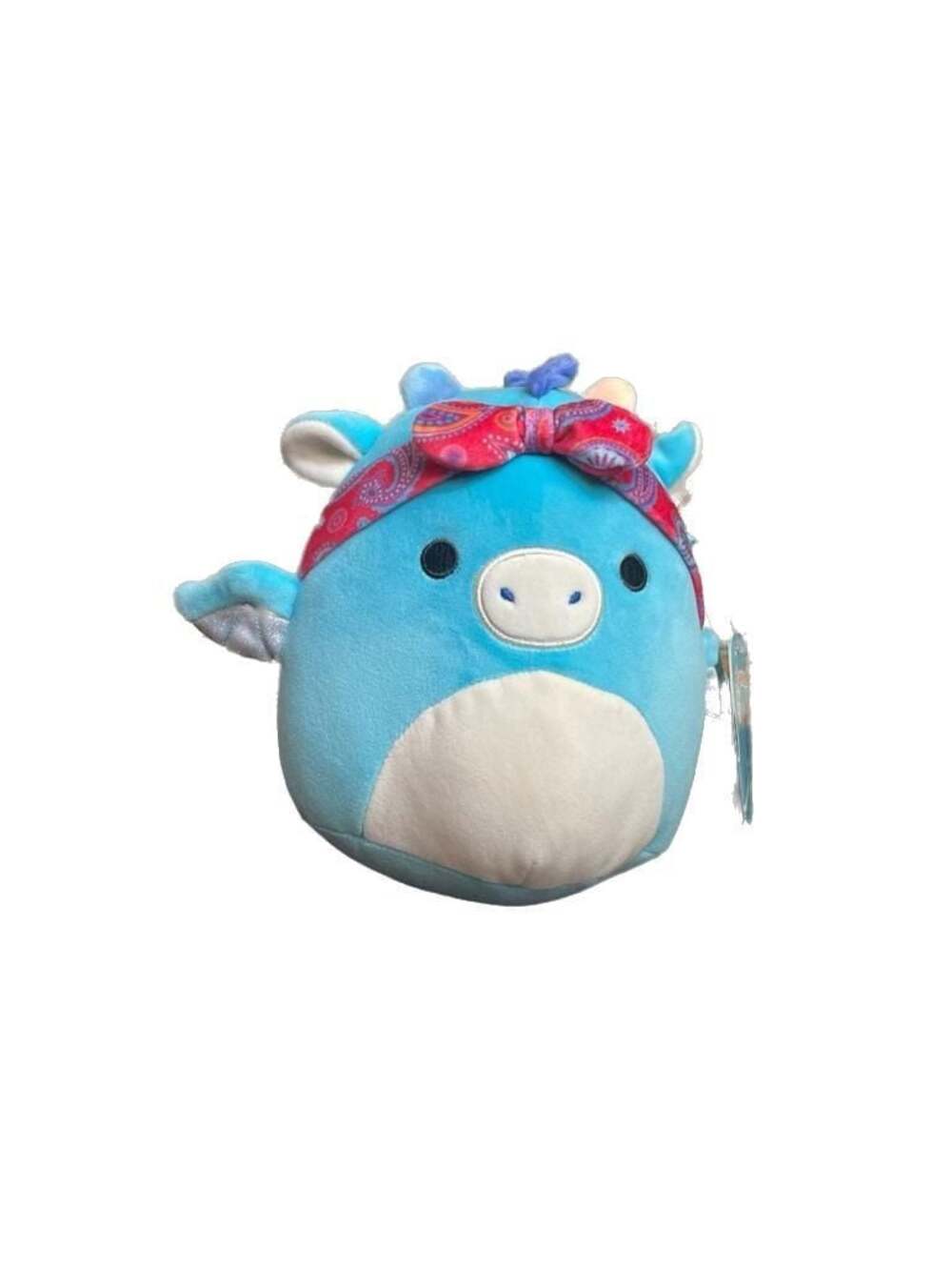Squishmallows 8" Tatiana the Dragon with Red Paisley Headband Plush